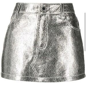 Retrofete Nico Silver Skirt